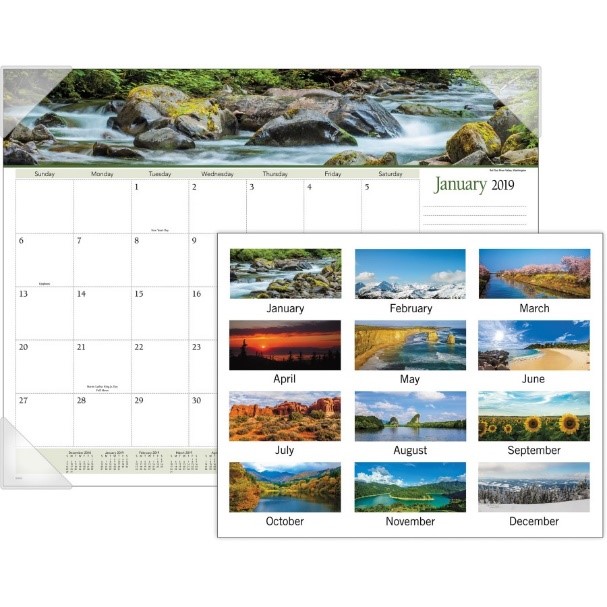 2019 At-A-Glance Monthly Desk Pad | Item # AAG89802
