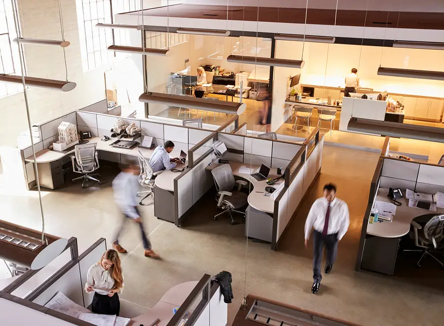 Having spaces to work other than your desk is important for productivity.